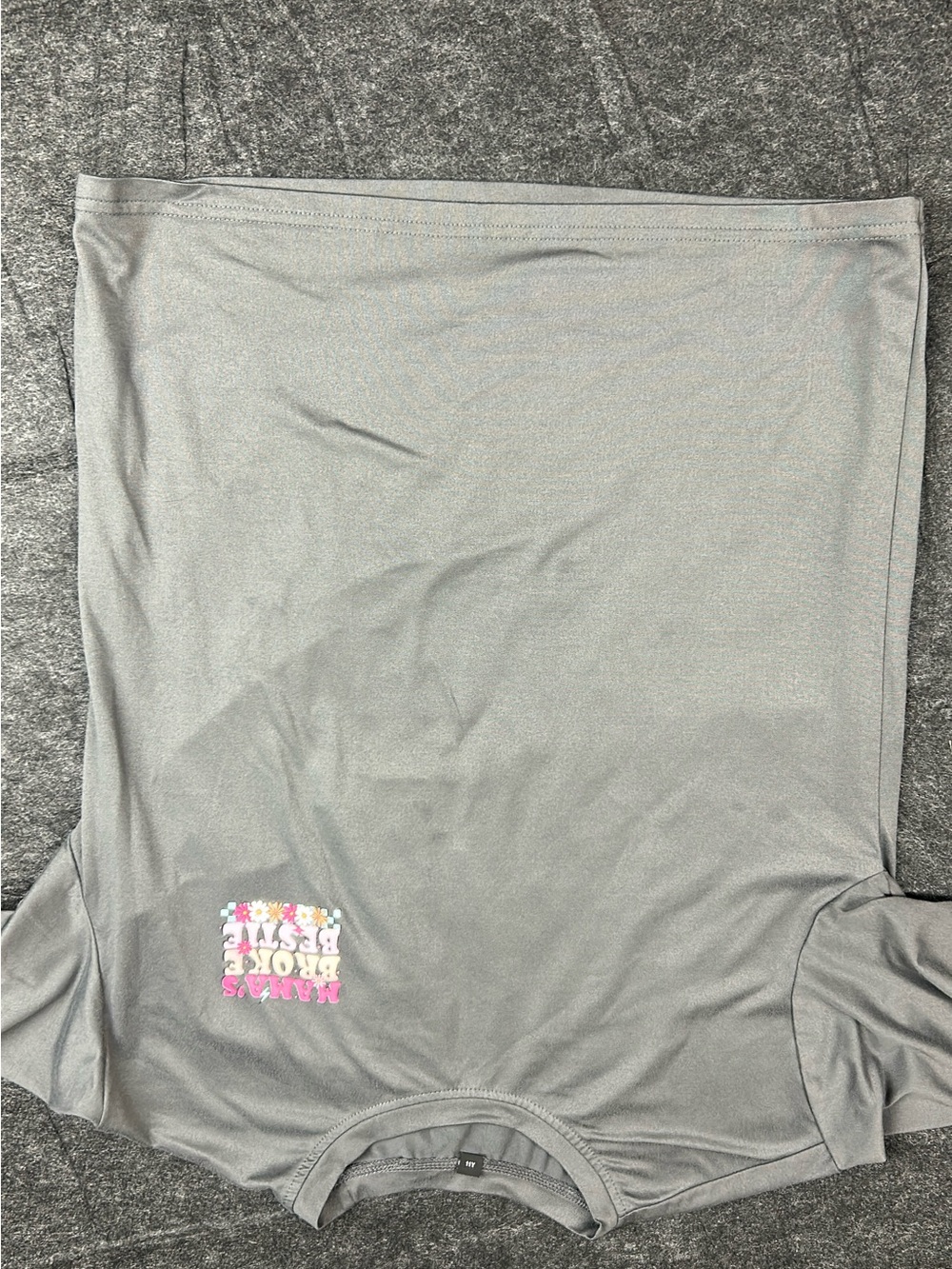 Kids Gray Short Sleeve Graphic Tee - Brand Unknown